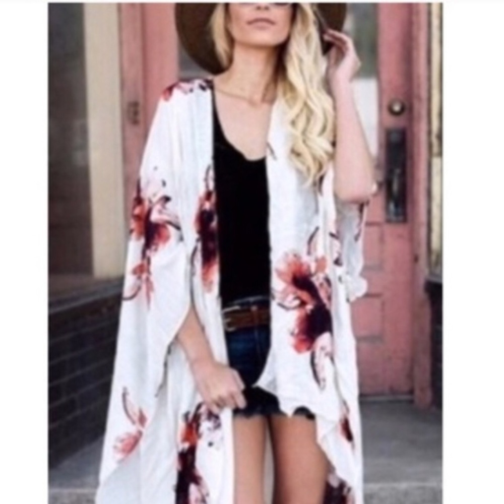 🌺Floral Kimono🌺 - Picture 5 of 7